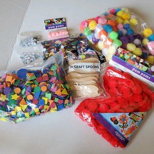 Craft Bundle - Sequins and Pom Poms